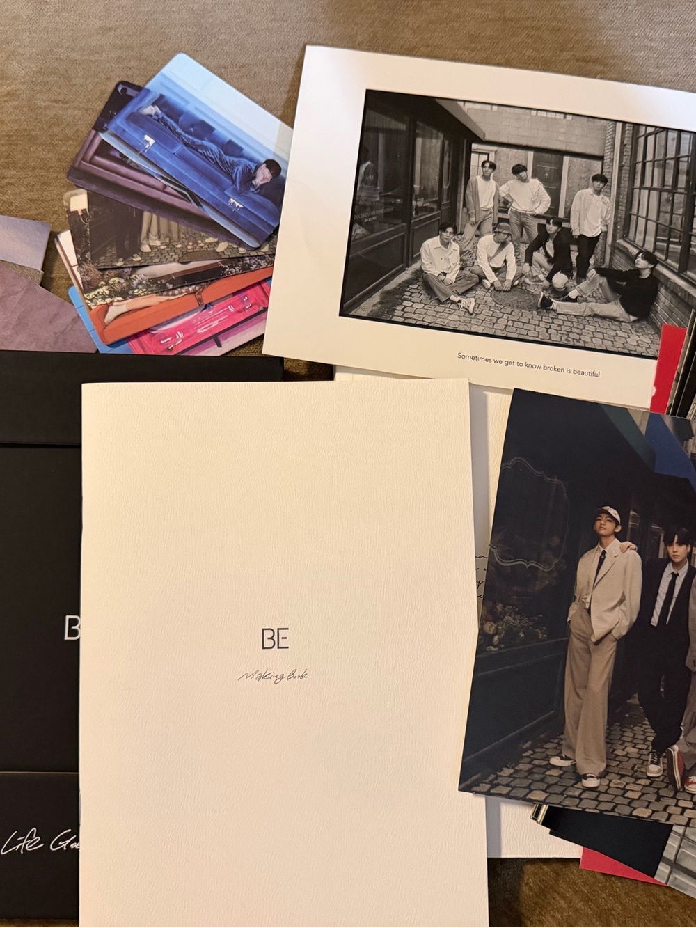 BTS “BE” deluxe edition items